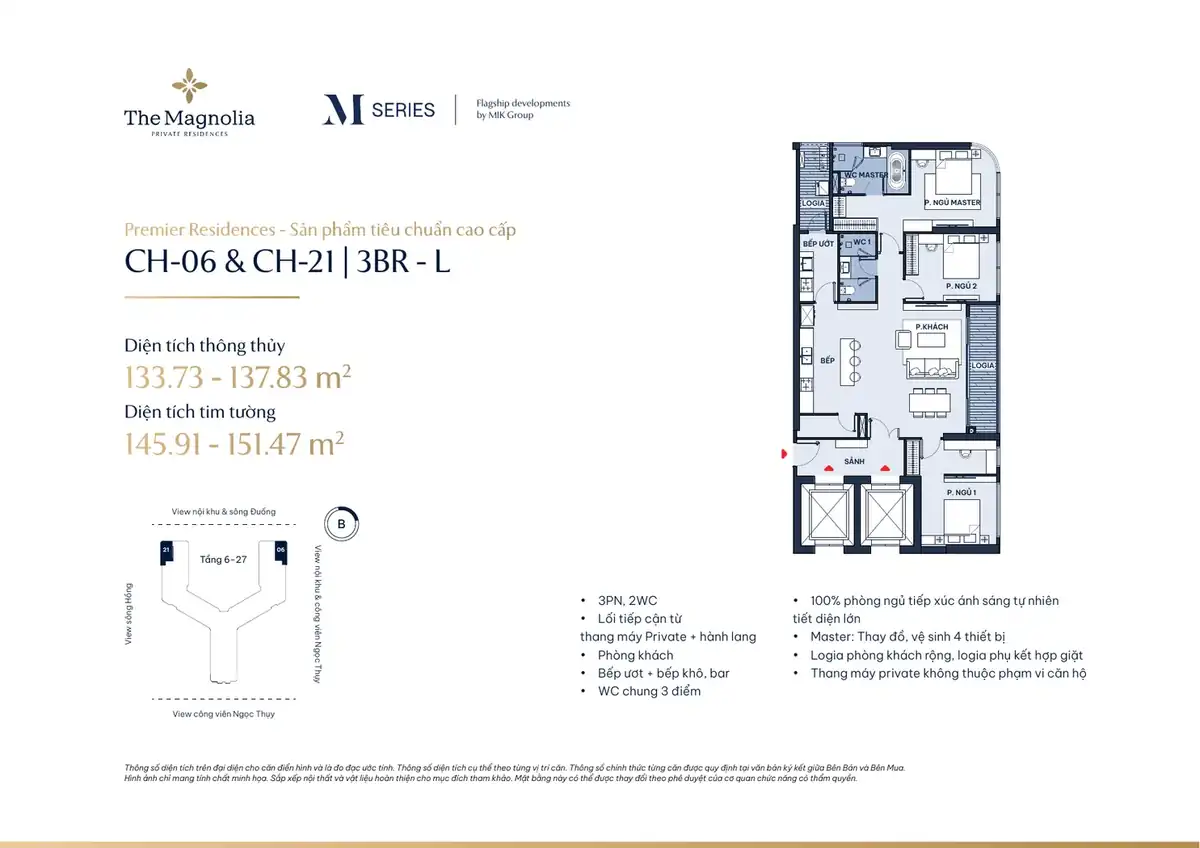 Layout 3BR-L CH06 CH21 The Magnolia